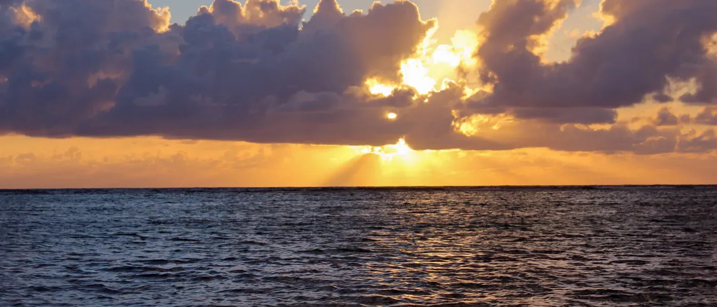 Sunset in Belize